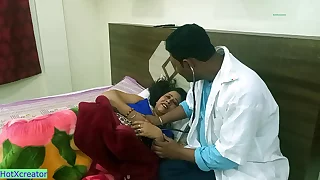 Indian hot Bhabhi fucked by Doctor! With reference to vulgar Bangla talking